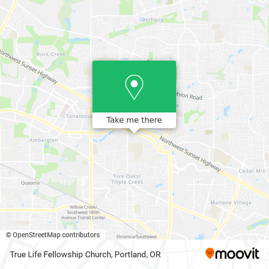 True Life Fellowship Church map