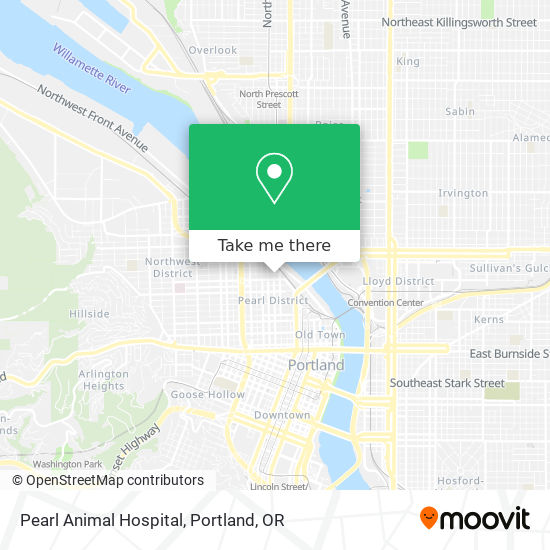 Pearl Animal Hospital map