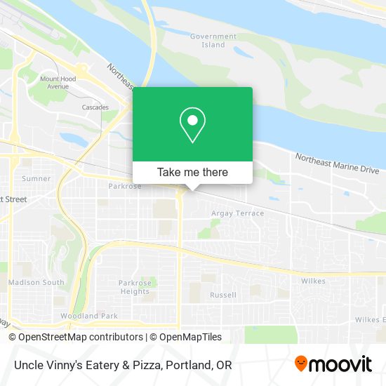 Mapa de Uncle Vinny's Eatery & Pizza