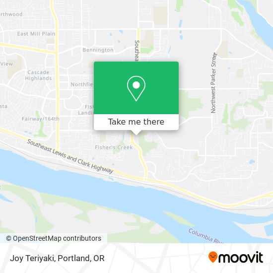 Joy Teriyaki map