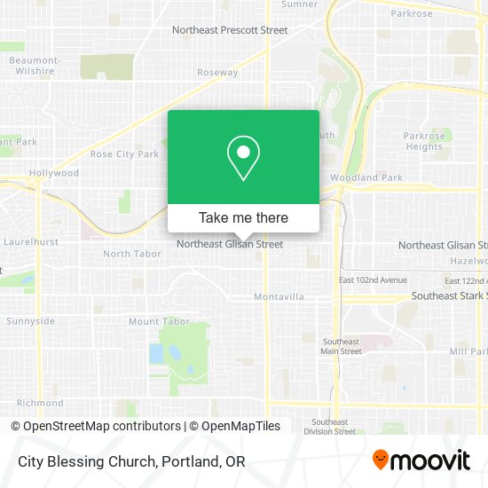 Mapa de City Blessing Church