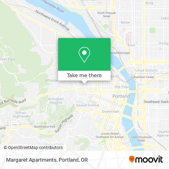 Margaret Apartments map