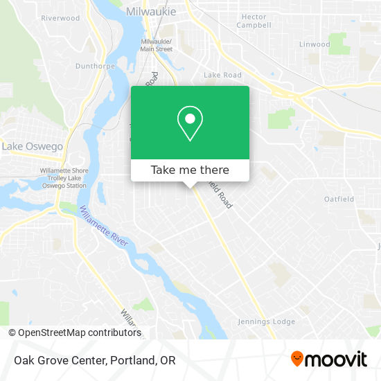 Oak Grove Center map