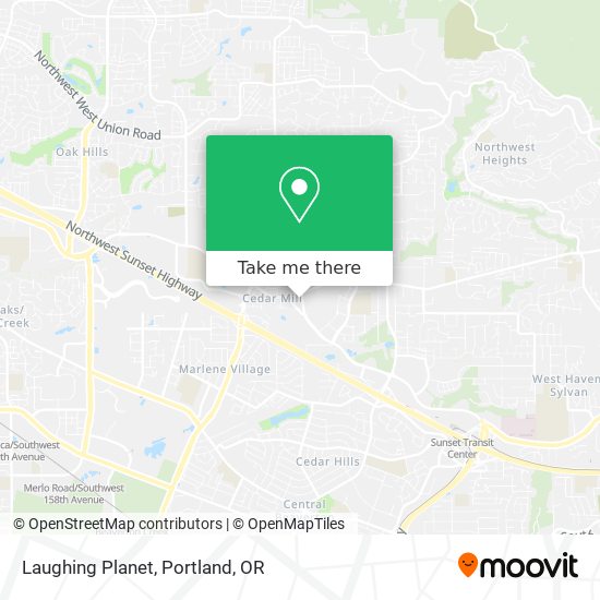 Laughing Planet map