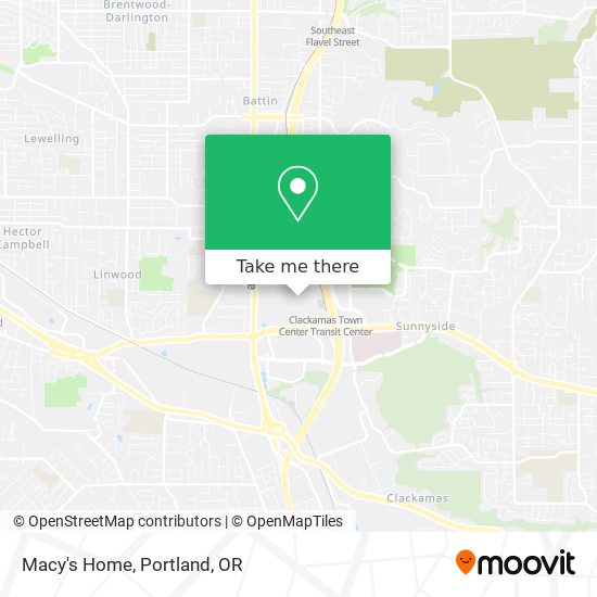 Mapa de Macy's Home