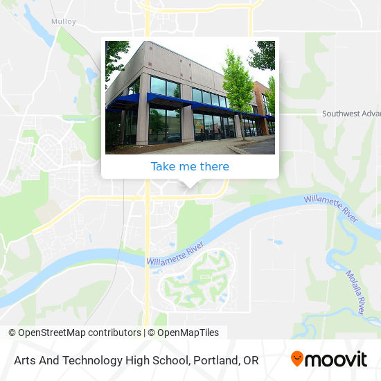Arts And Technology High School map