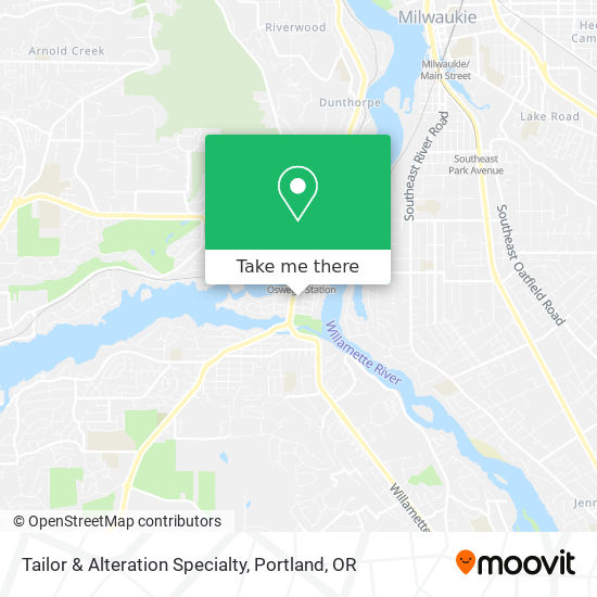 Tailor & Alteration Specialty map