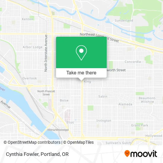 Cynthia Fowler map