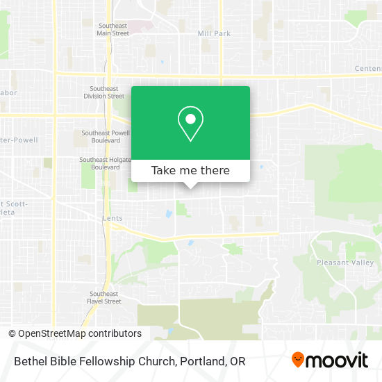 Mapa de Bethel Bible Fellowship Church