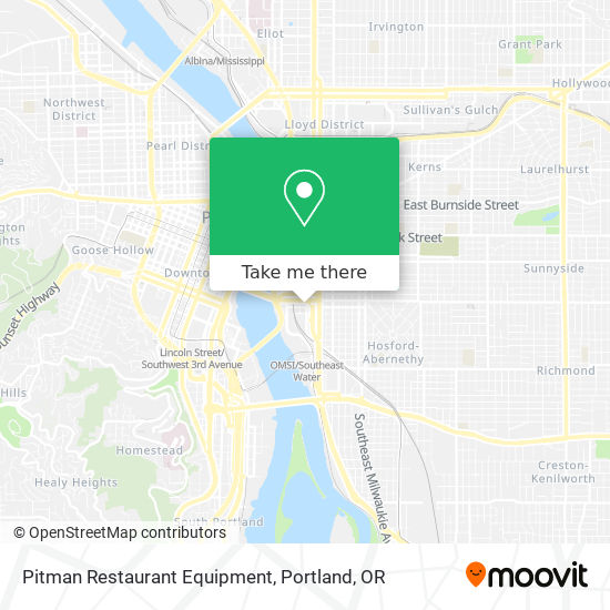 Pitman Restaurant Equipment map