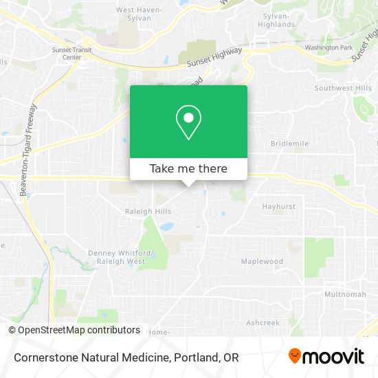 Mapa de Cornerstone Natural Medicine