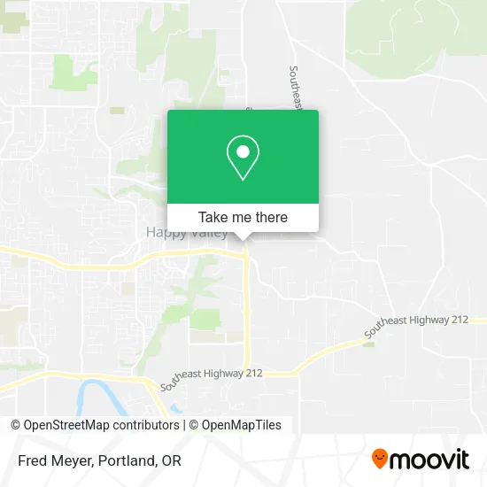 Mapa de Fred Meyer