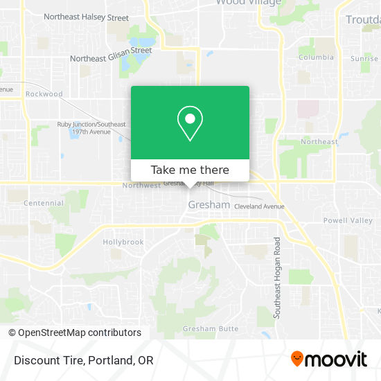 Discount Tire map