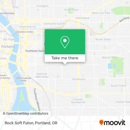 Rock Soft Futon map