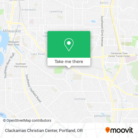 Mapa de Clackamas Christian Center