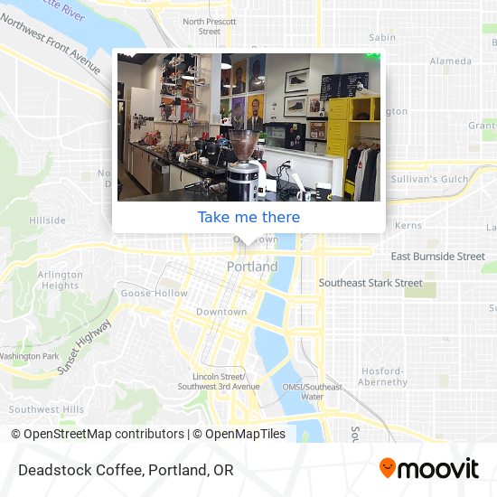 Deadstock Coffee map