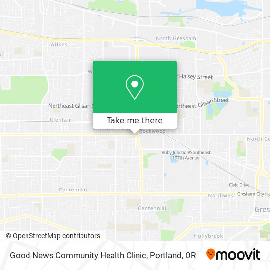 Mapa de Good News Community Health Clinic