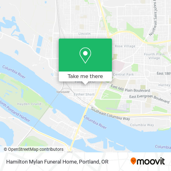 Mapa de Hamilton Mylan Funeral Home