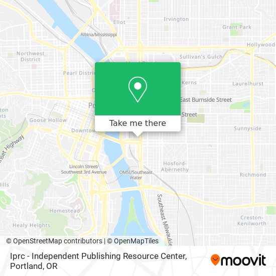 Iprc - Independent Publishing Resource Center map