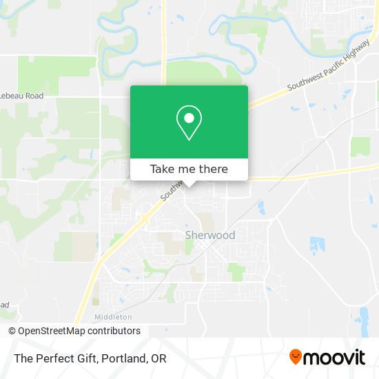 The Perfect Gift map