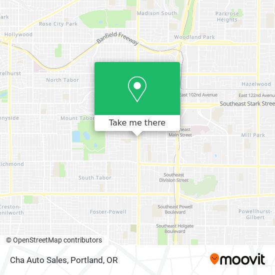 Cha Auto Sales map