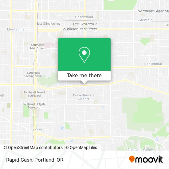 Rapid Cash map