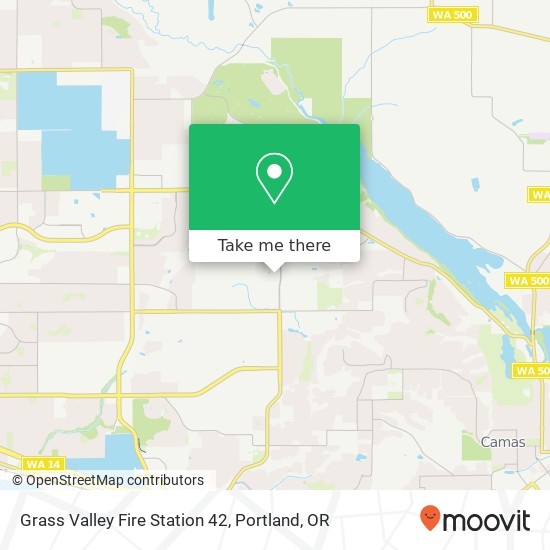 Mapa de Grass Valley Fire Station 42