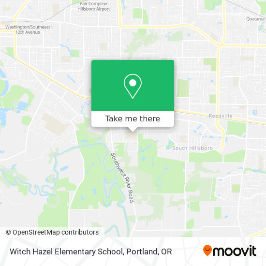 Mapa de Witch Hazel Elementary School