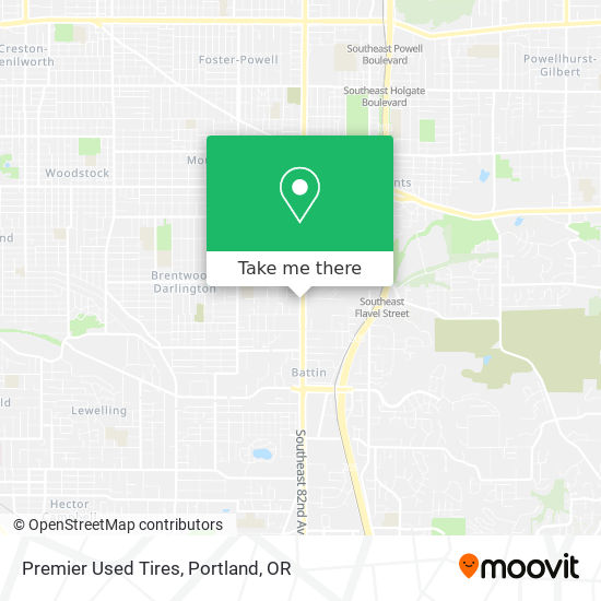 Premier Used Tires map