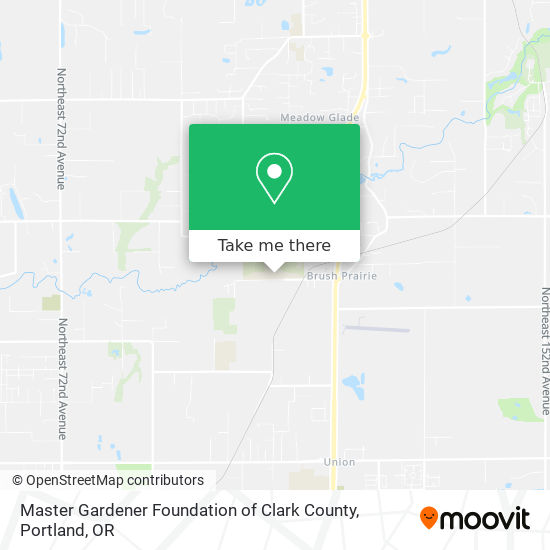 Mapa de Master Gardener Foundation of Clark County