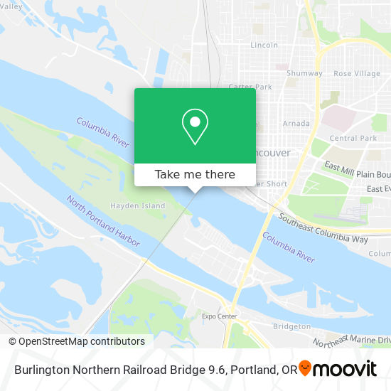 Burlington Northern Railroad Bridge 9.6 map