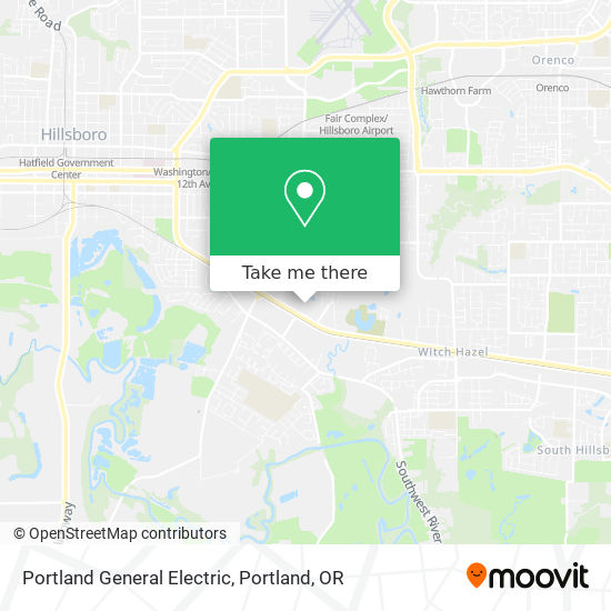 Mapa de Portland General Electric
