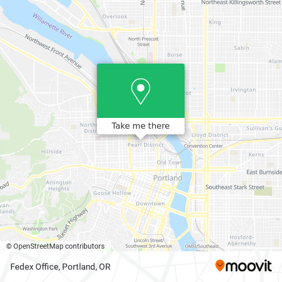 Fedex Office map