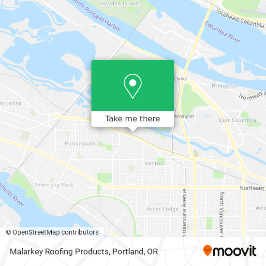 Malarkey Roofing Products map