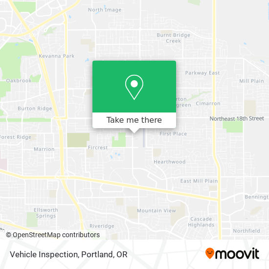 Vehicle Inspection map