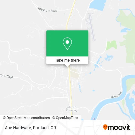 Mapa de Ace Hardware