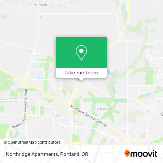 Northridge Apartments map