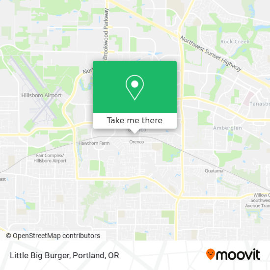 Mapa de Little Big Burger