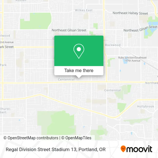 Regal Division Street Stadium 13 map