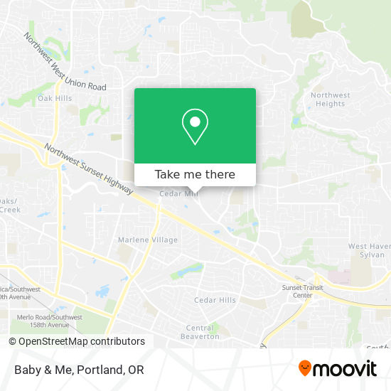 Baby & Me map