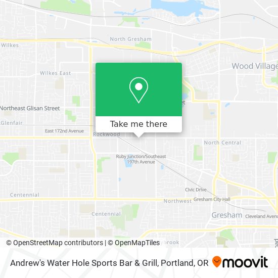 Mapa de Andrew's Water Hole Sports Bar & Grill
