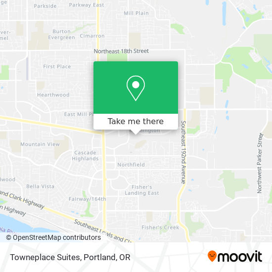 Towneplace Suites map