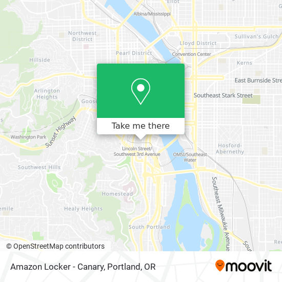 Amazon Locker - Canary map