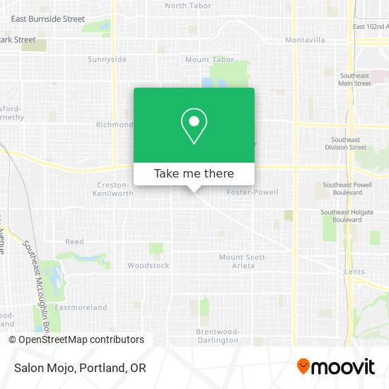 Salon Mojo map