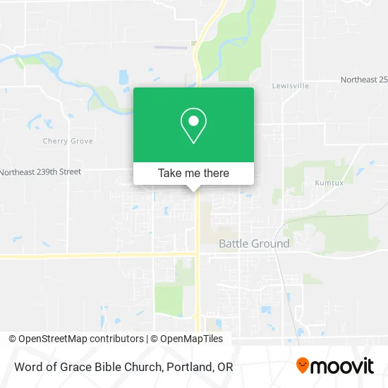 Word of Grace Bible Church map