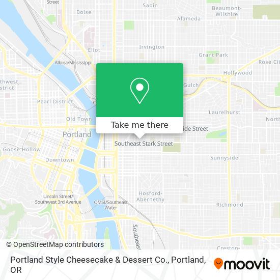 Portland Style Cheesecake & Dessert Co. map