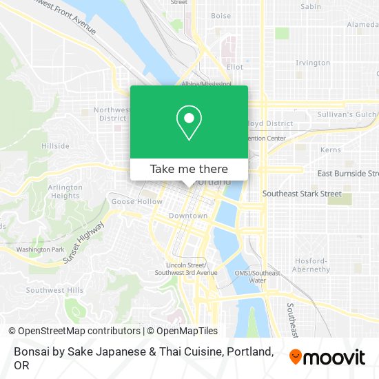 Mapa de Bonsai by Sake Japanese & Thai Cuisine