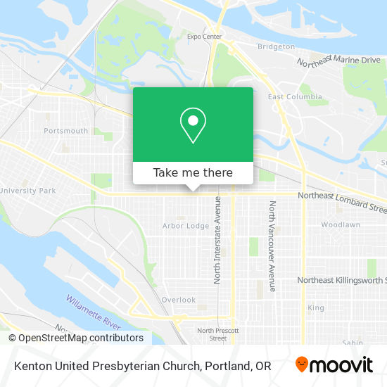 Mapa de Kenton United Presbyterian Church