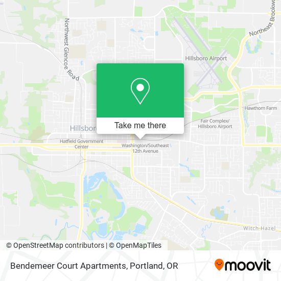 Mapa de Bendemeer Court Apartments
