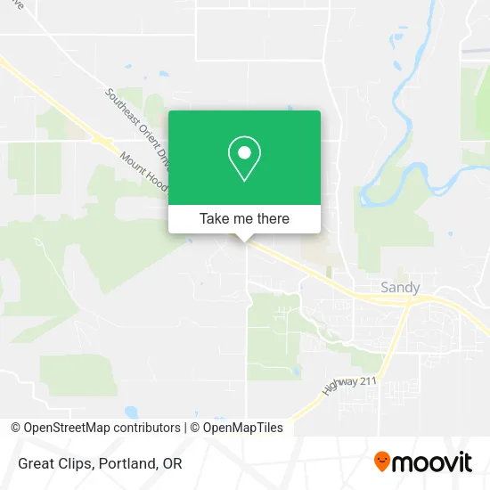 Great Clips map